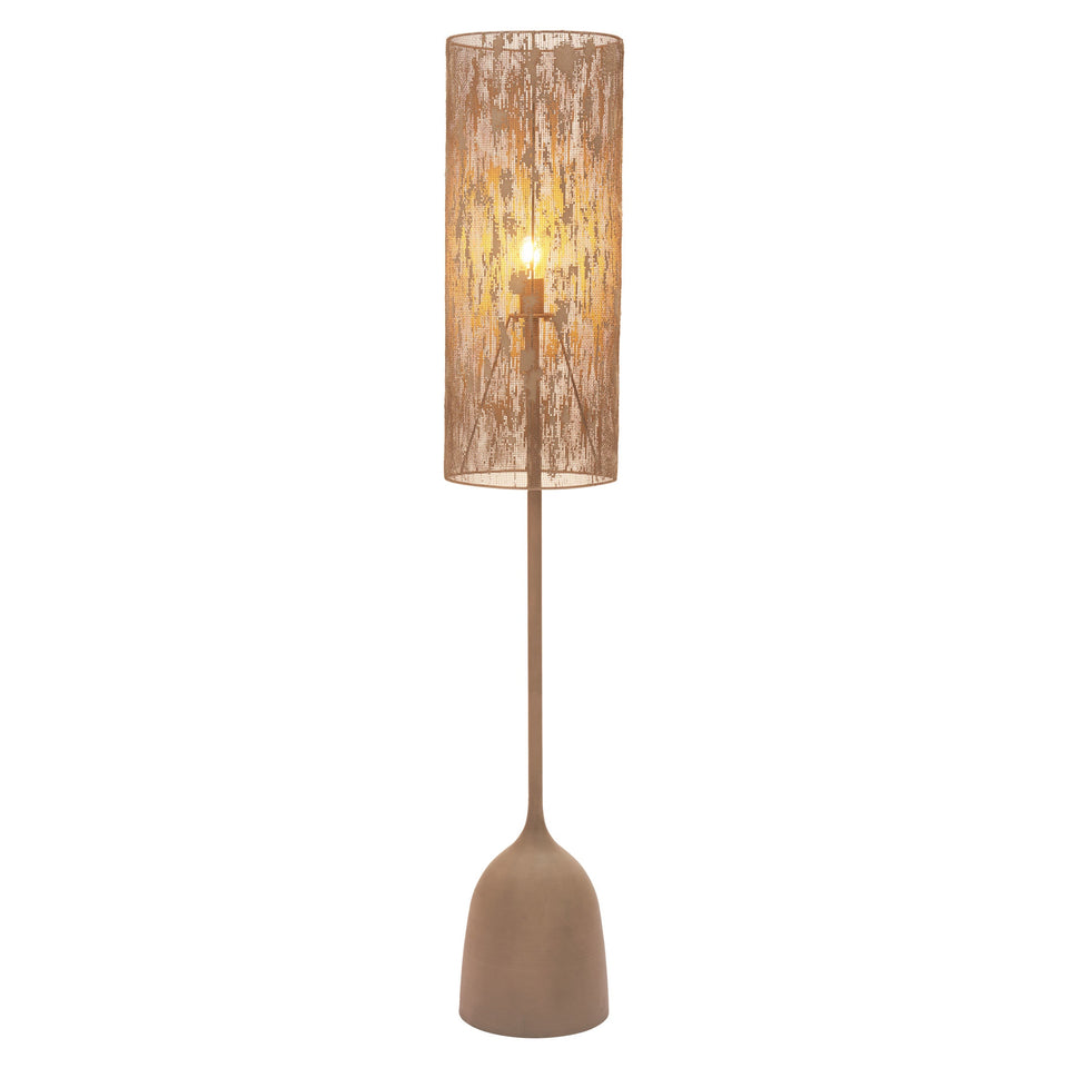 Buff Floor Lamp Taupe