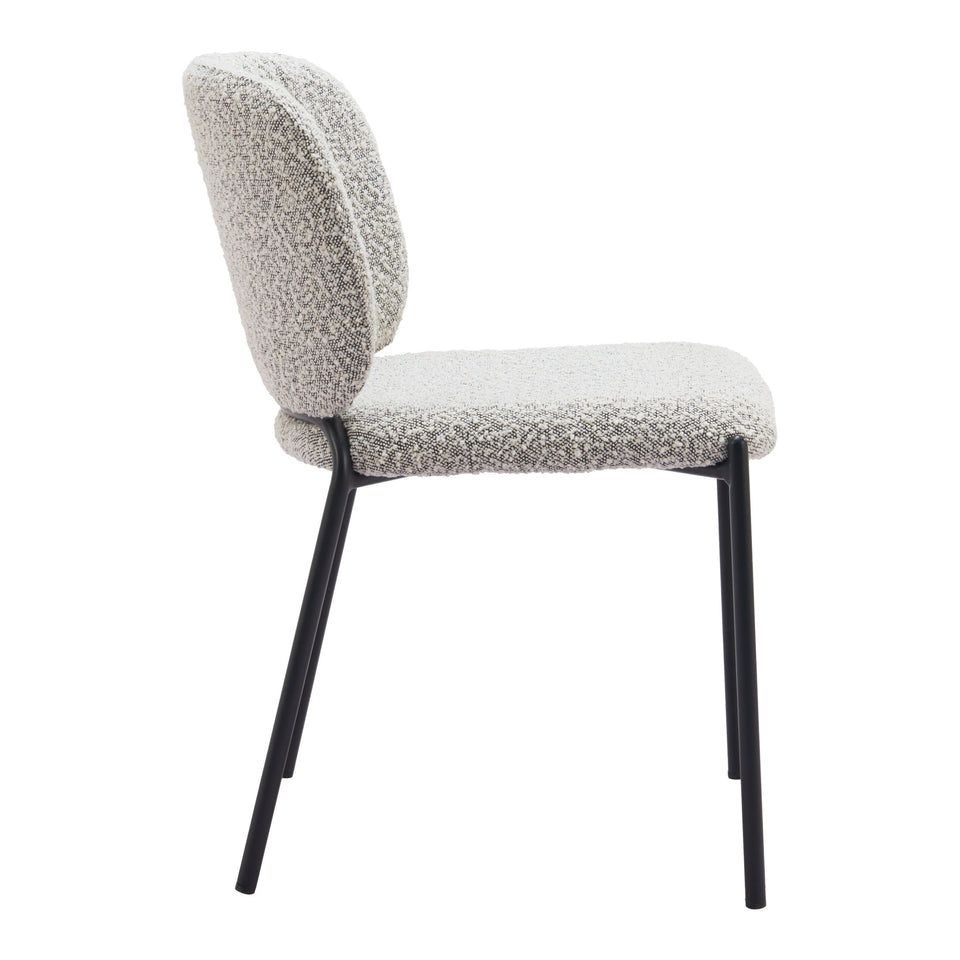 Plat Dining Chair (Set of 2) Gray