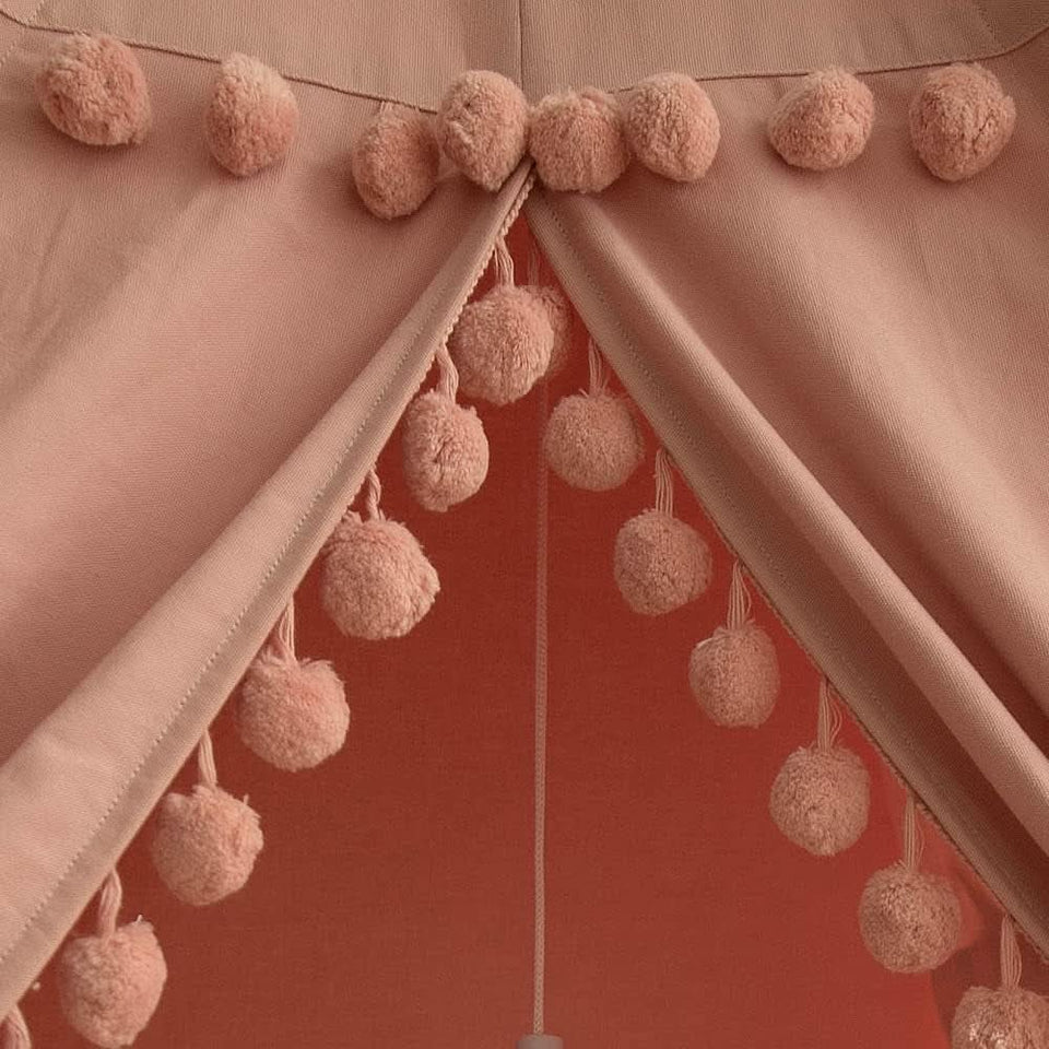Kids Teepee Tent With Foldable Mat For Indoor Outdoor Play