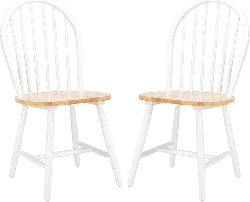Farmhouse 18 Inch Black Spindle Back Dining Chairs Set Of 2