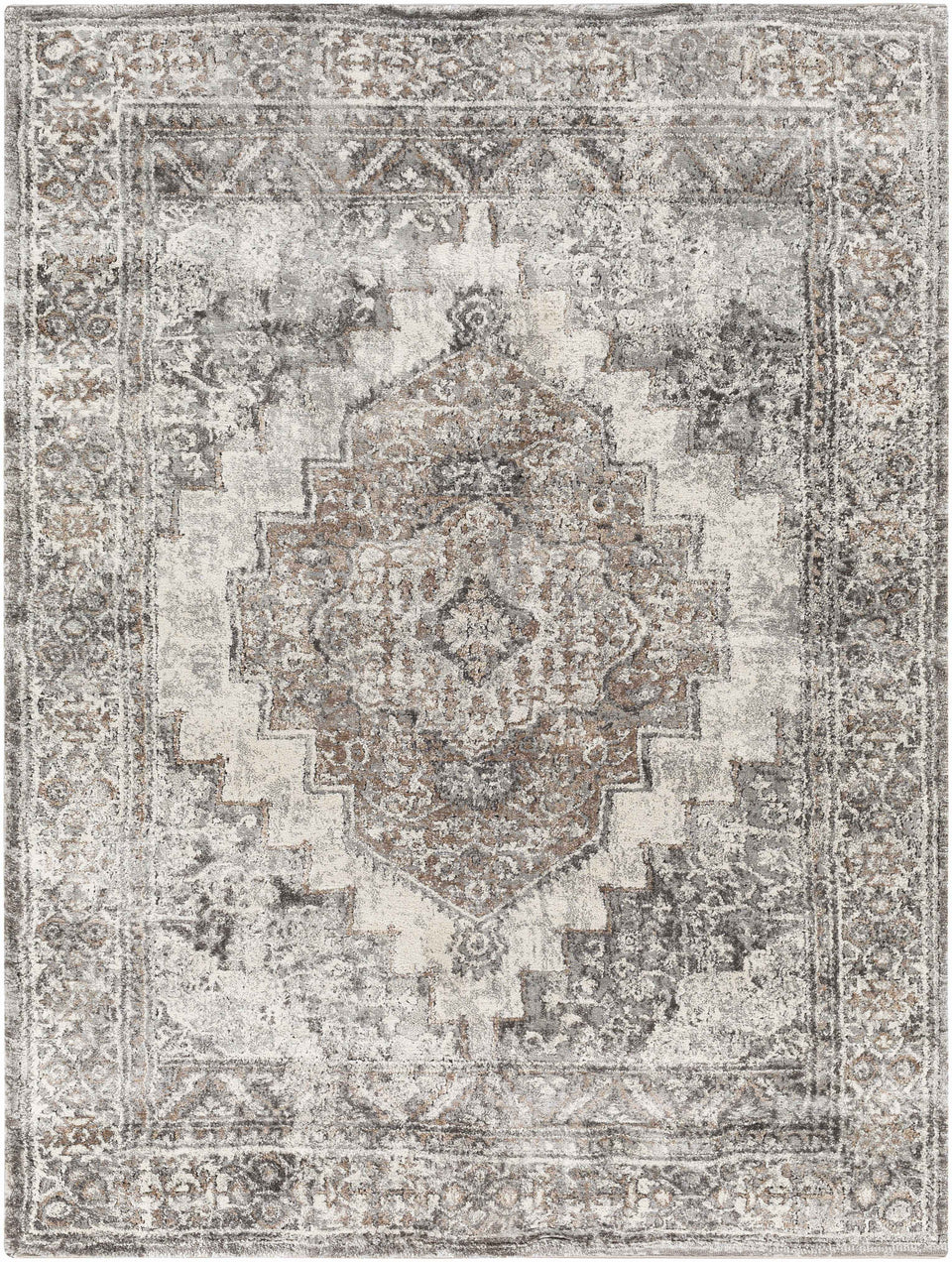 Manaring Charcoal Luxe Thick Area Rug - Clearance
