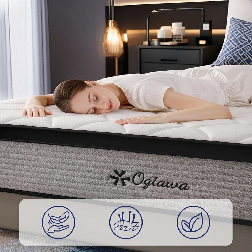 Queen Certipur Memory Foam Hybrid Edge Support Ultra Comfort Mattress Box