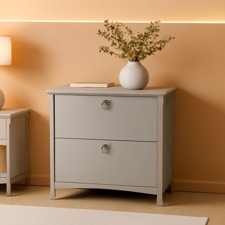 Salinas 2 Drawer Lateral File Cabinet Cape Cod Gray