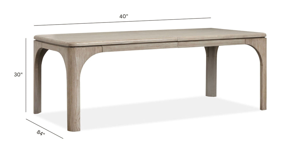 Braelyn - Extendable Rectangular Dining Table - Dorian Gray
