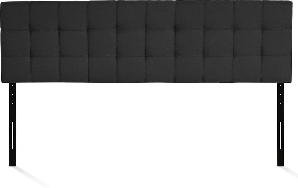 Stylish Black King Headboard for Cozy Bedroom Space