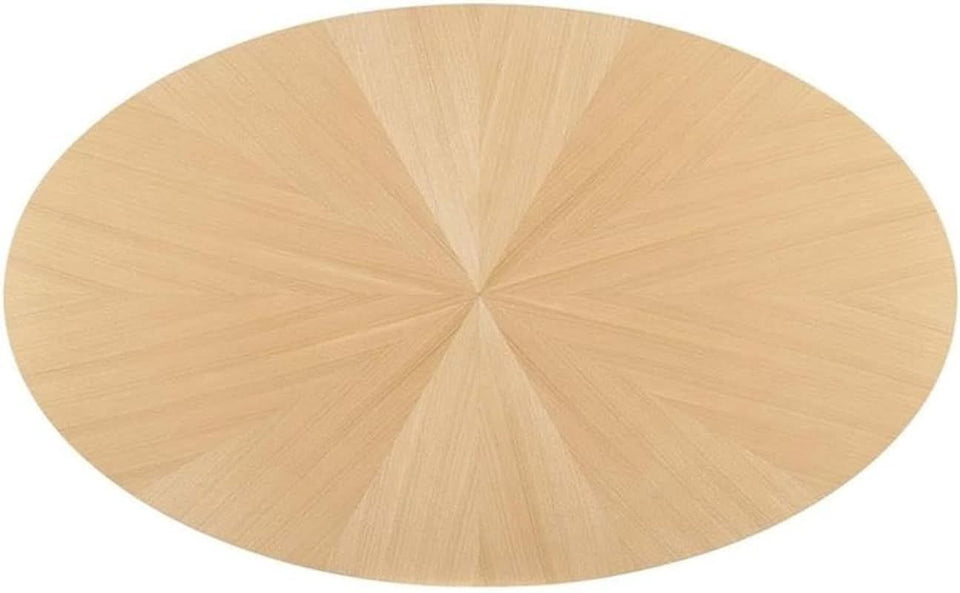 Crossroads 71 Inch Oak Oval Dining Table Mid Century
