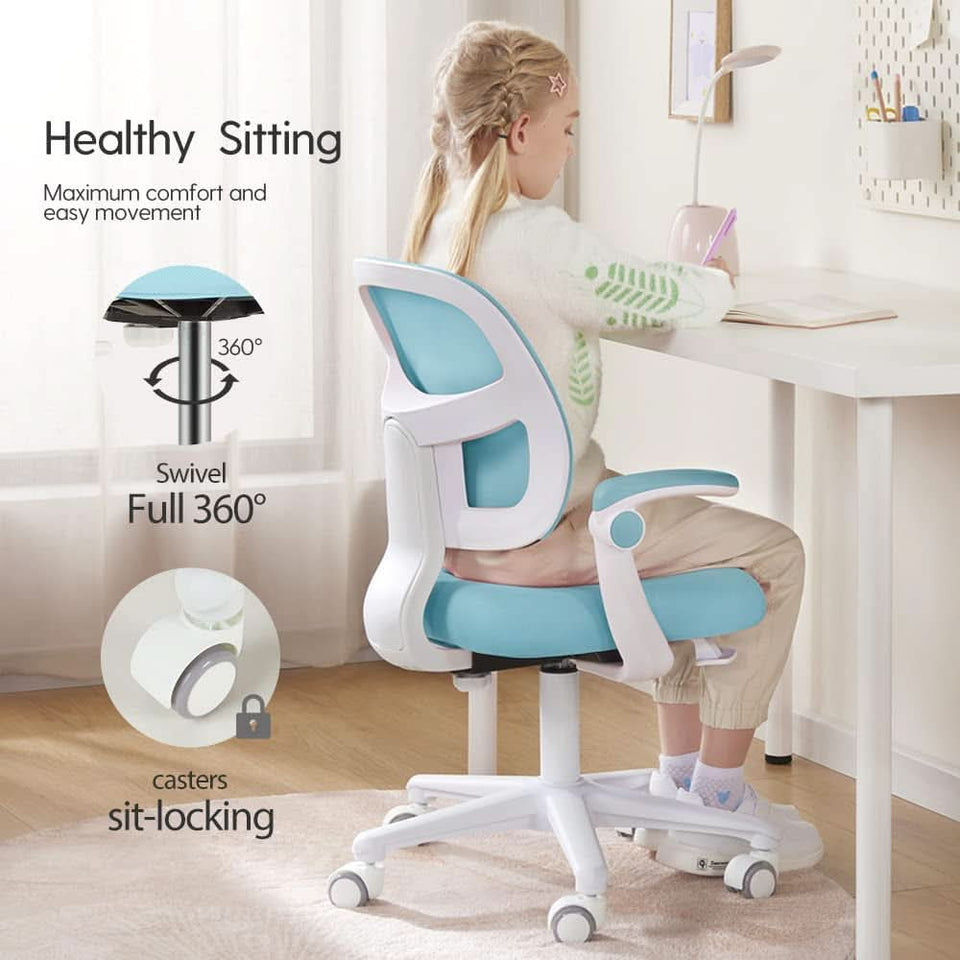 Kids Ergonomic Height Adjustable Study Chair for Home Office
