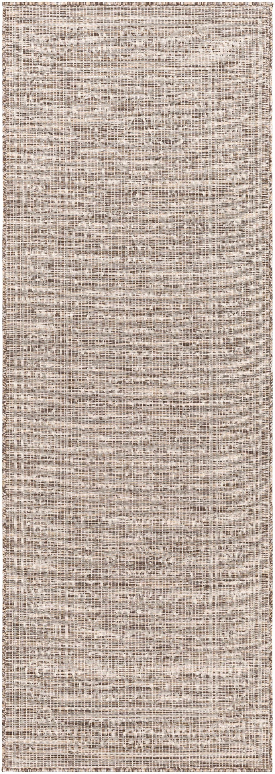 Coolville Brown Flatweave Outdoor Area Carpet - Clearance