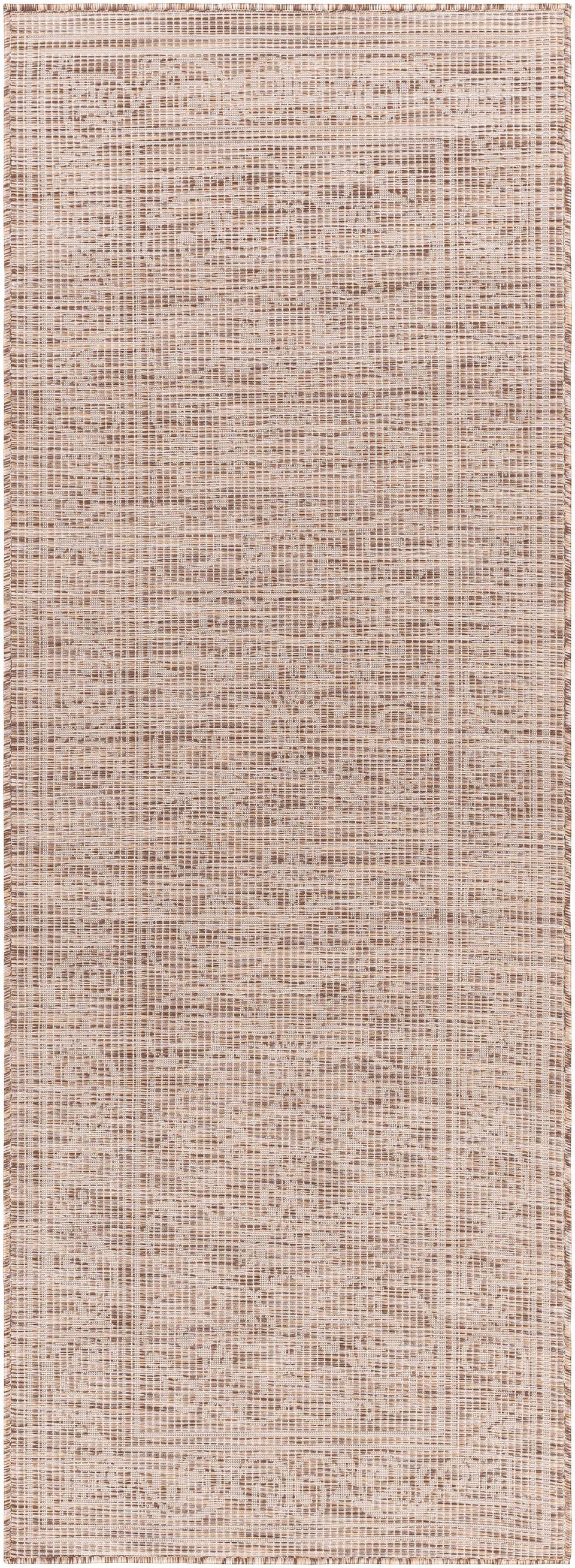 Coolville Brown Flatweave Outdoor Area Carpet - Clearance