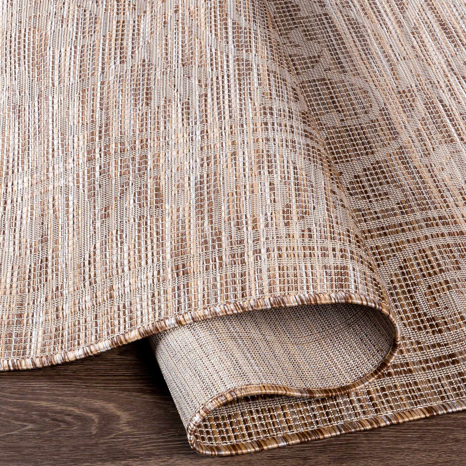 Coolville Brown Flatweave Outdoor Area Carpet - Clearance