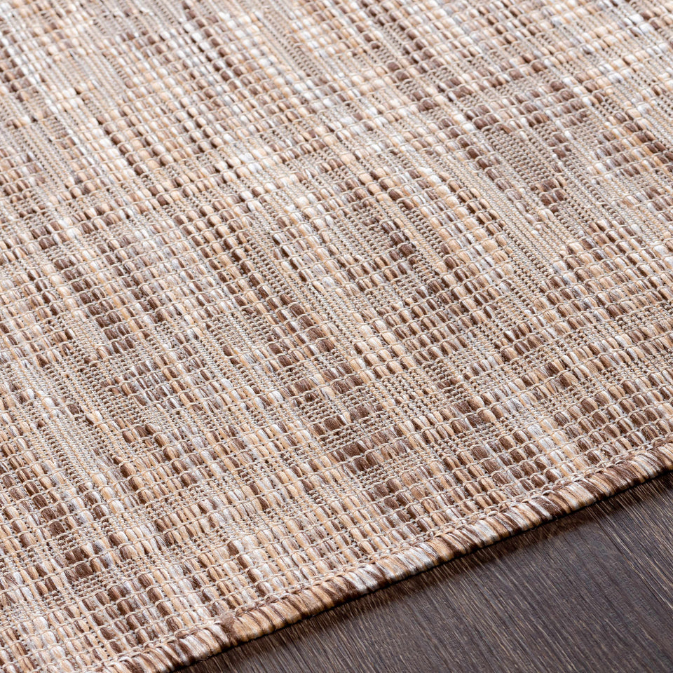 Coolville Brown Flatweave Outdoor Area Carpet - Clearance