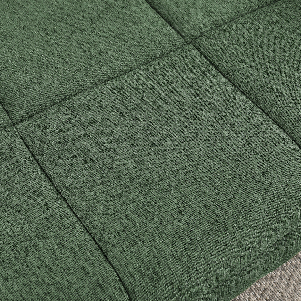 Soft and Comfortable Pet Bed for Big and Oversized Dogs with Armrests - Olive Green
