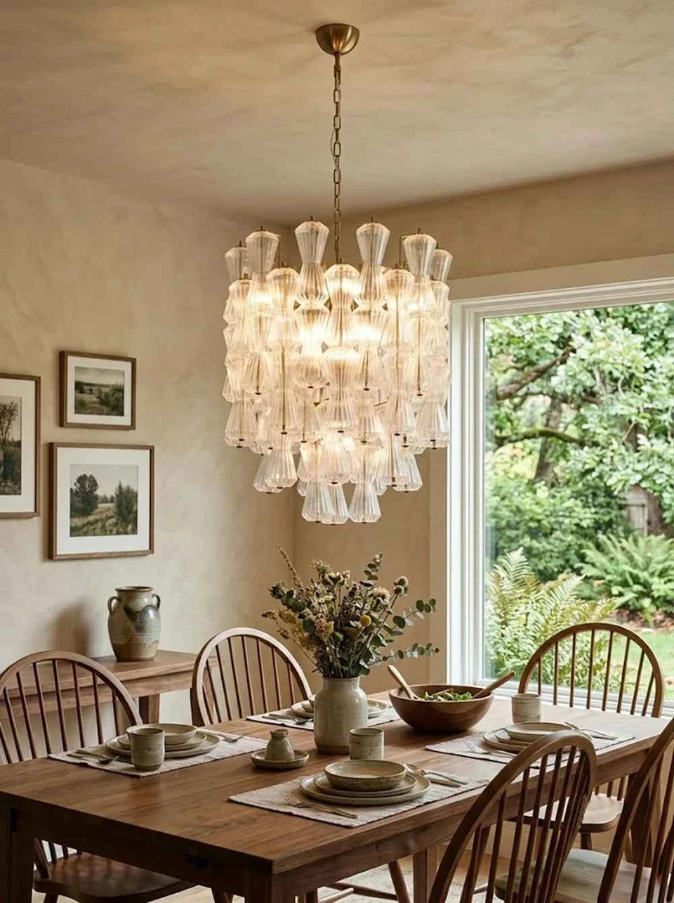 Clepsydra Murano Glass Chandelier