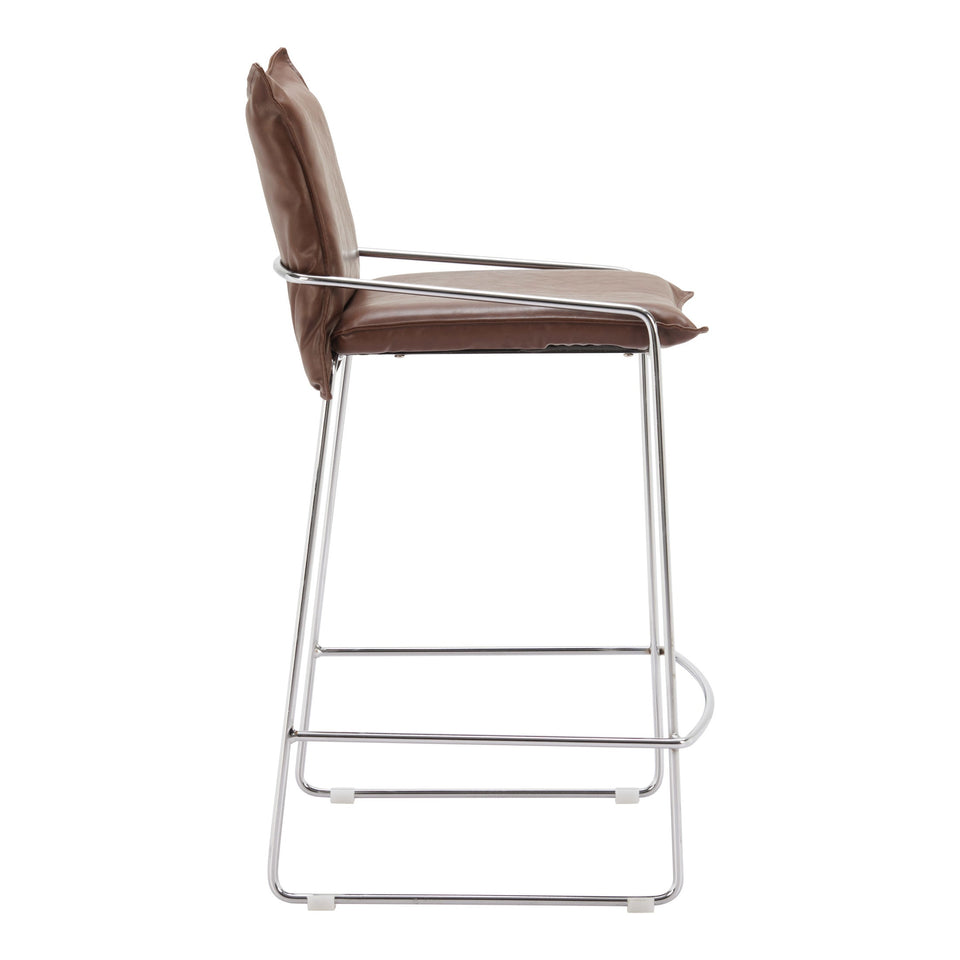 Pola Counter Stool Brown