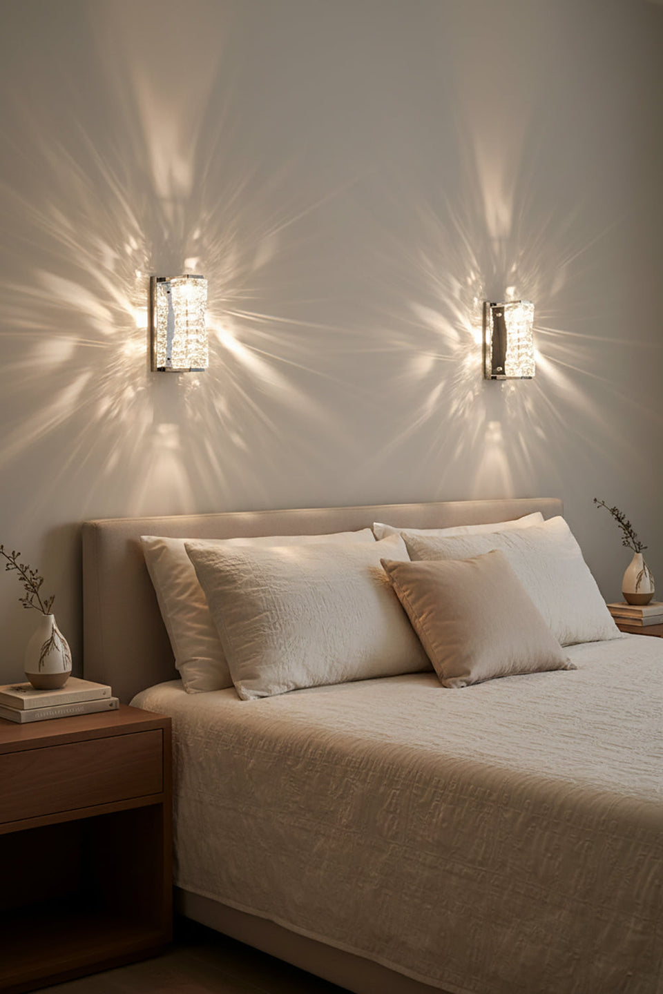 Crystal Laminated Wall Light