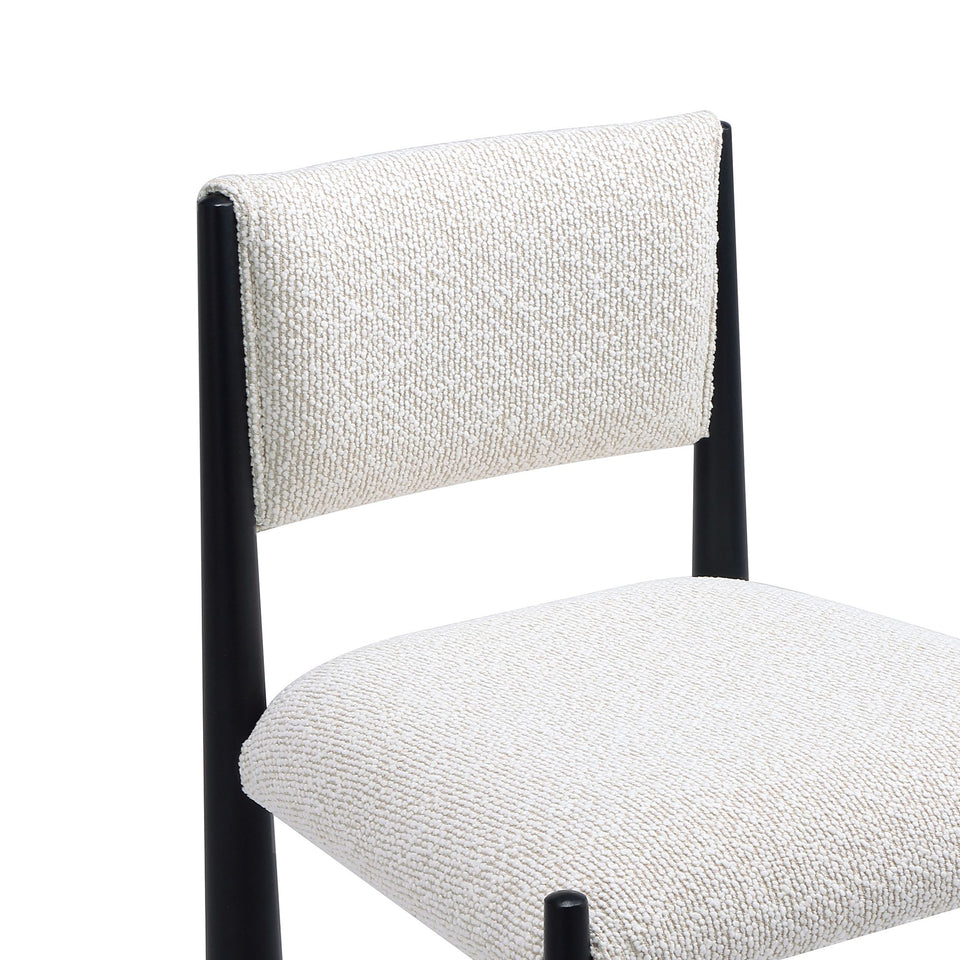Lennor Metal Boucle Counter Stool
