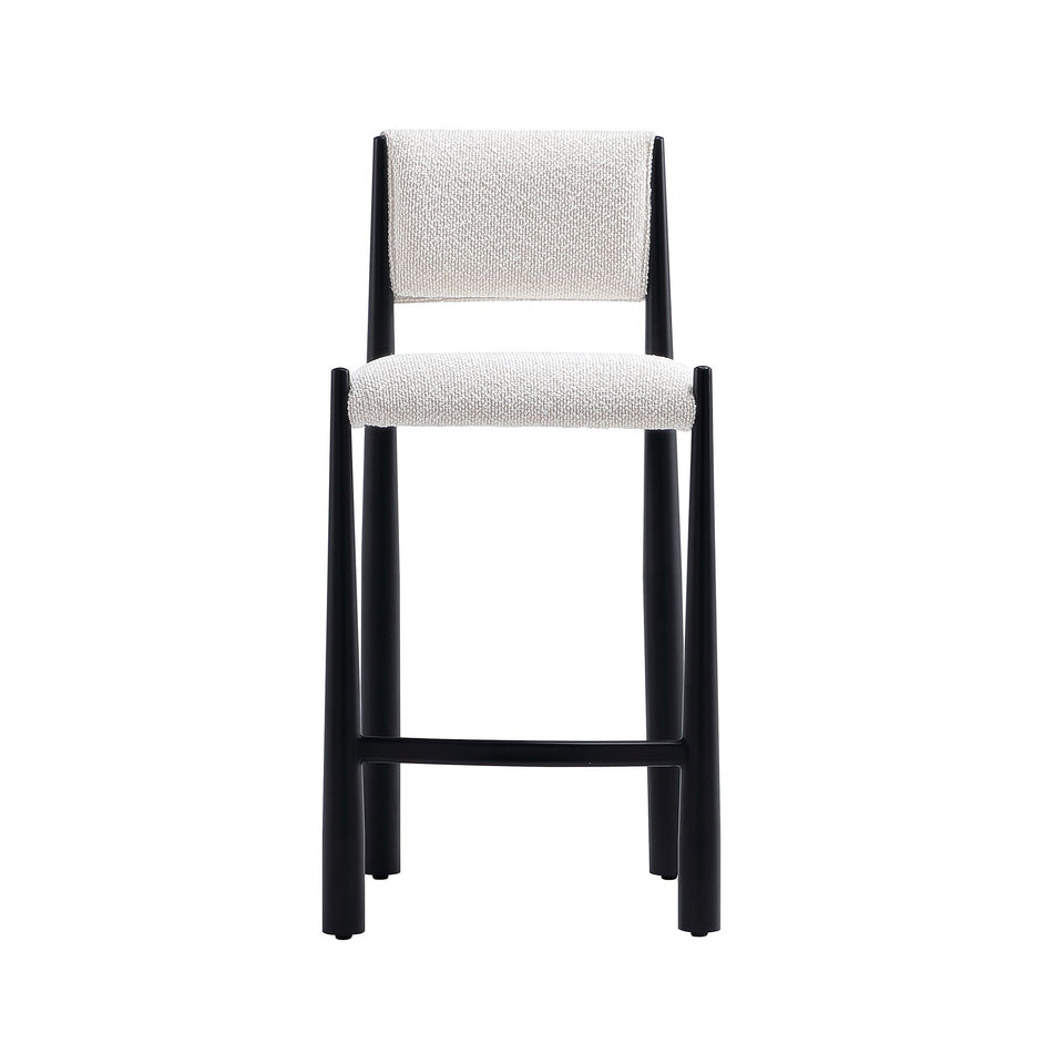 Lennor Metal Boucle Counter Stool