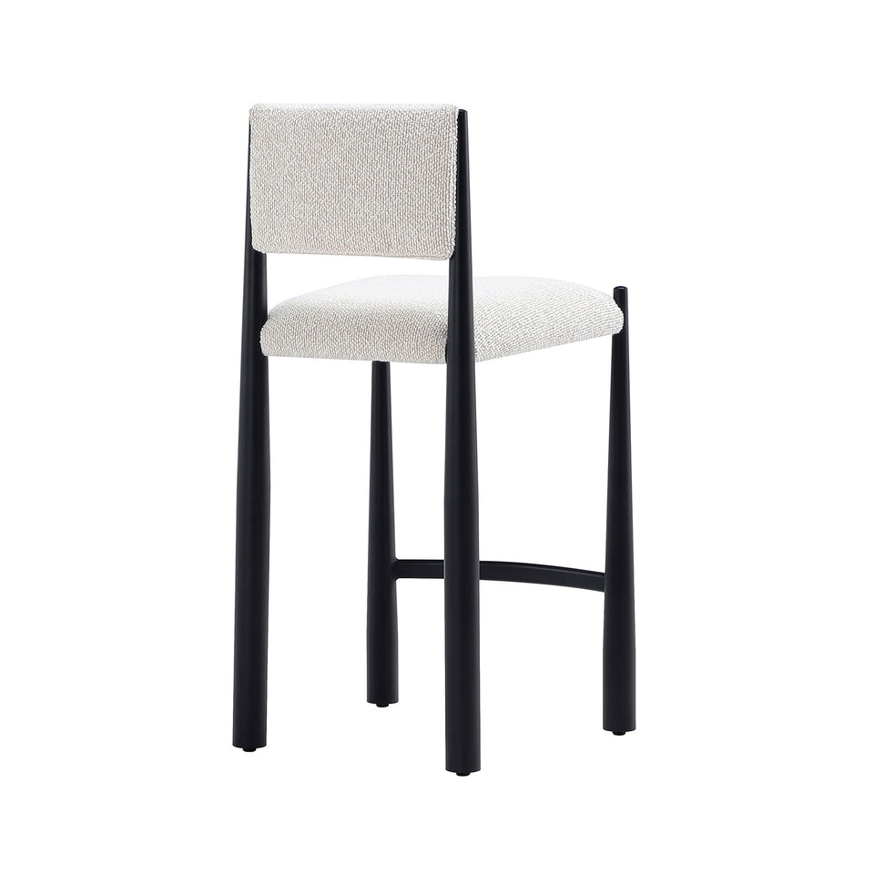 Lennor Metal Boucle Counter Stool