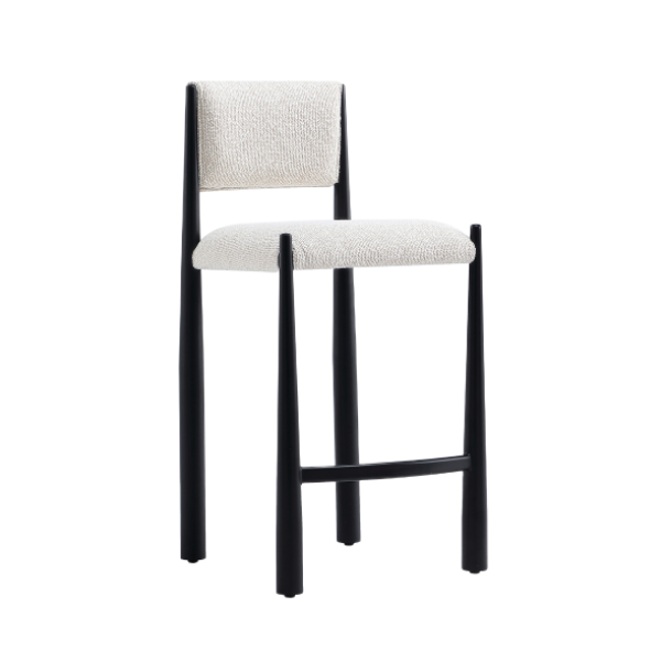Lennor Metal Boucle Counter Stool