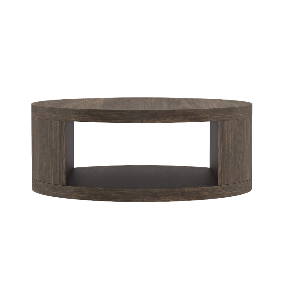 Alure 36" Round Coffee Table in Walnut