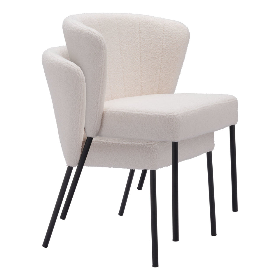 Aimee Dining Chair (Set of 2) Cream
