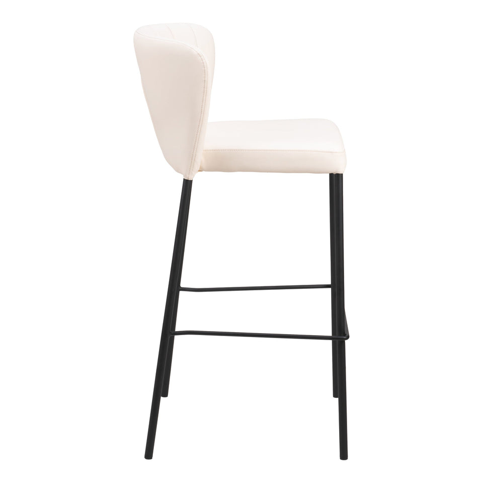 Linz Barstool (Set of 2) Cream