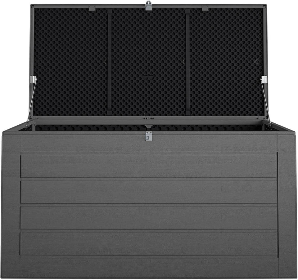 Extra Large Outdoor Patio Storage Deck Box 180 Gallons