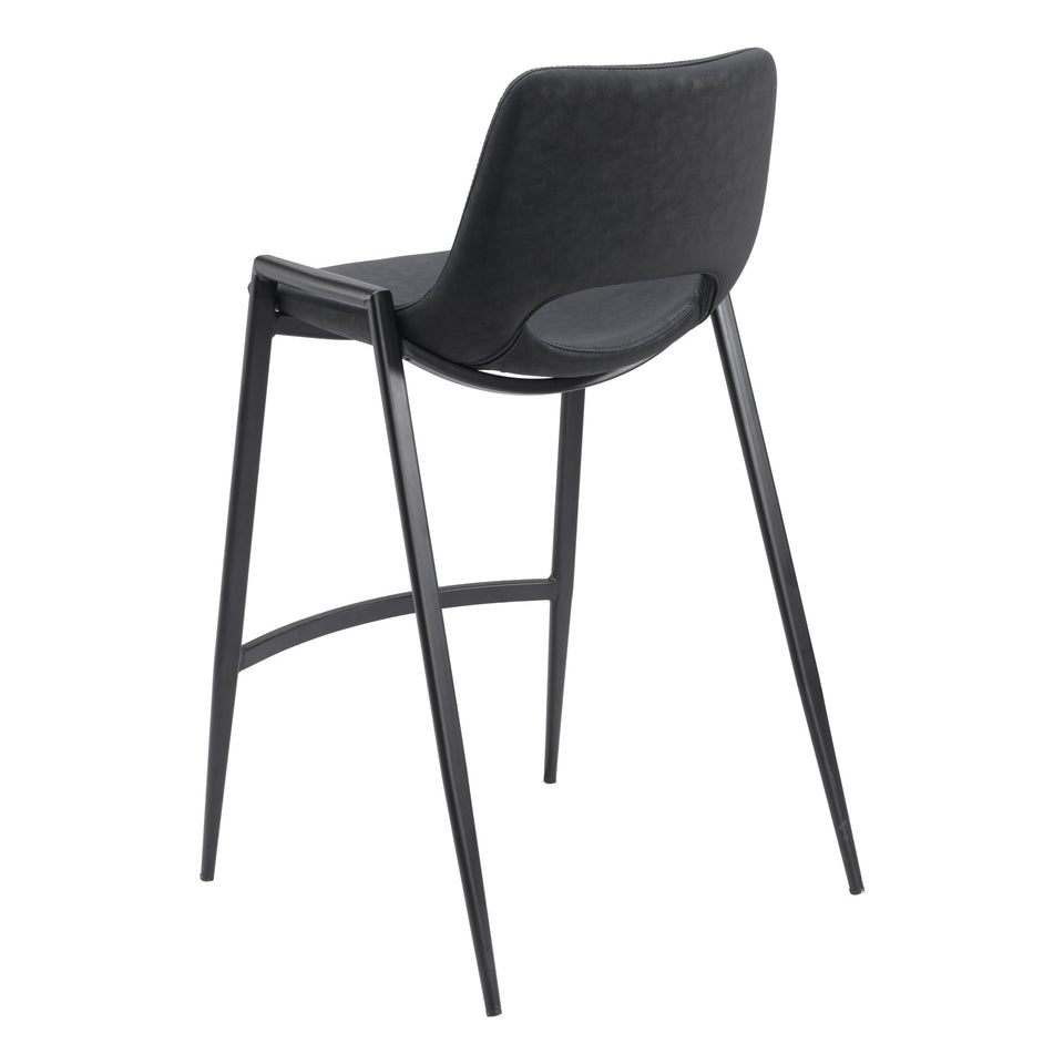 Desi Counter Stool (Set of 2) Black