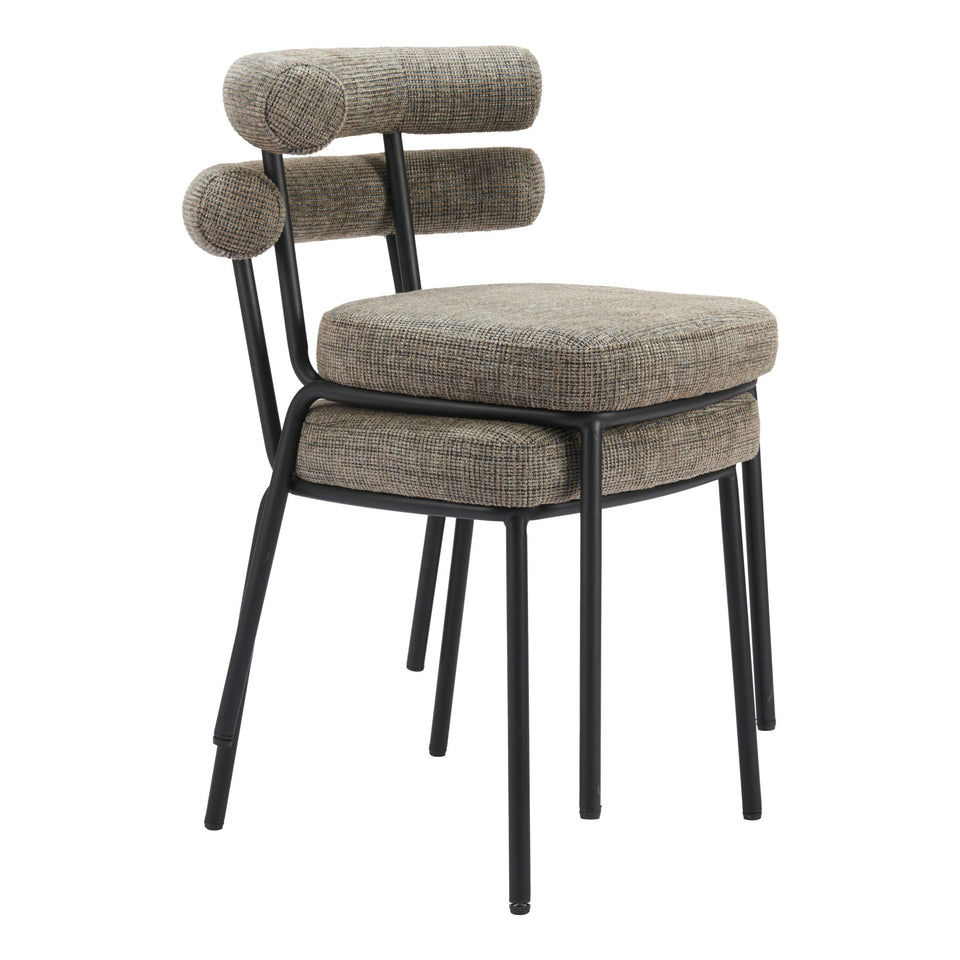 Kede Dining Chair (Set of 2) Green Tweed