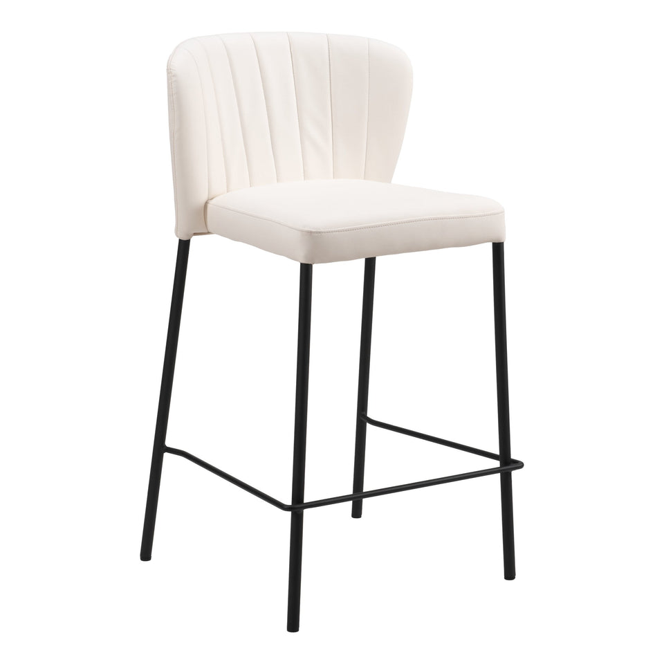 Linz Counter Stool (Set of 2) Cream