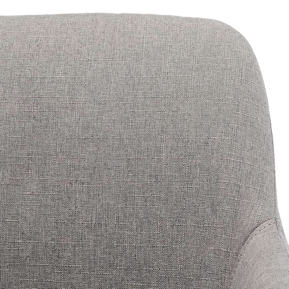 Light Gray Office Chair With 360 Swivel For Modern Home Office