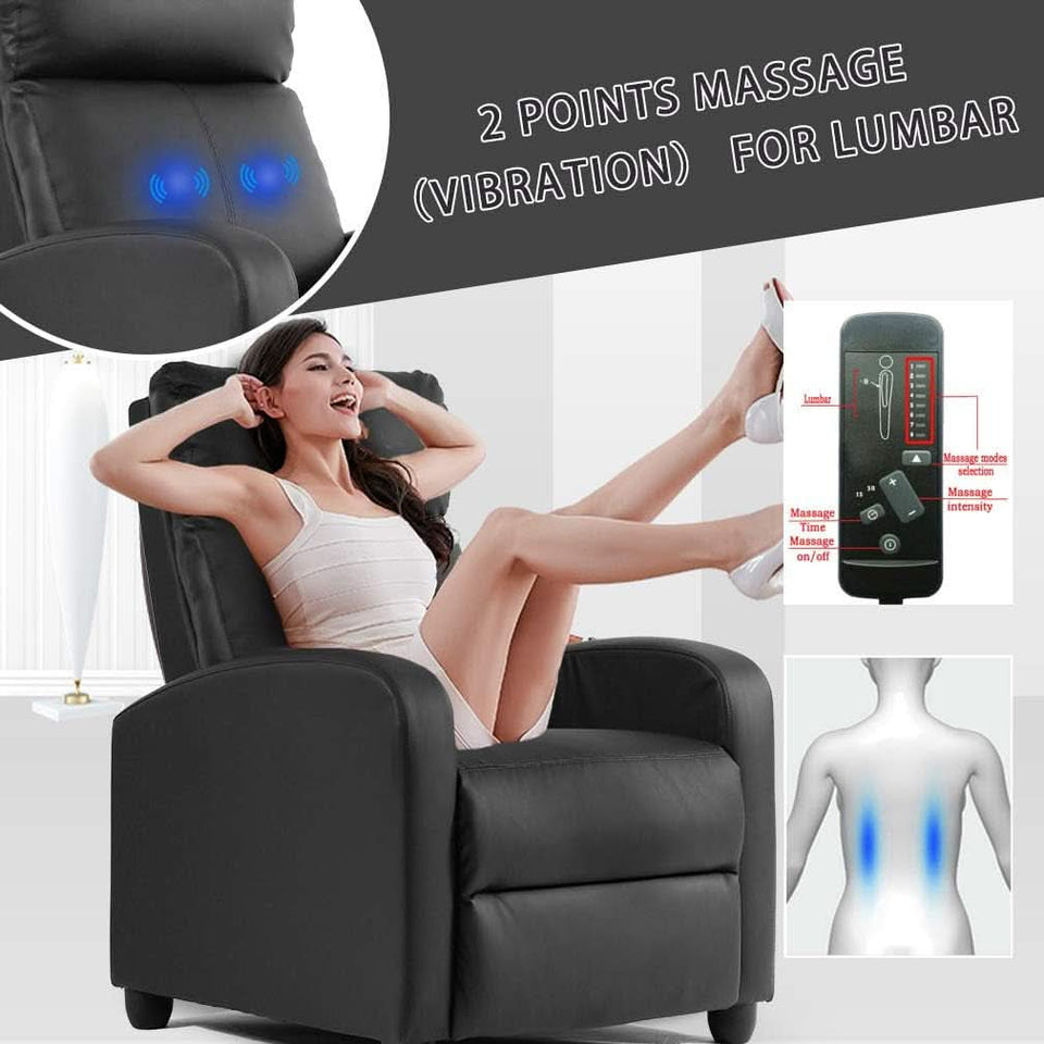 Modern Massage Recliner Sofa With Massage Function