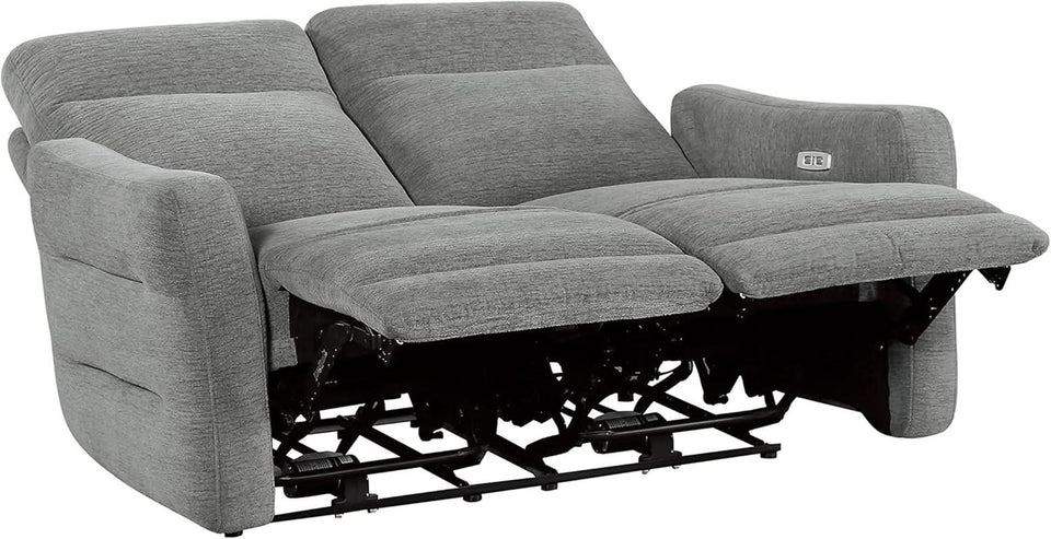 Rainwood Wallhugger Power Reclining 3 Piece Dove Gray