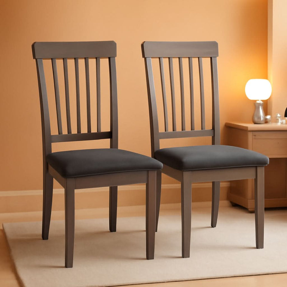 Shullden Gray Spindle Back Dining Chairs Set Of 2