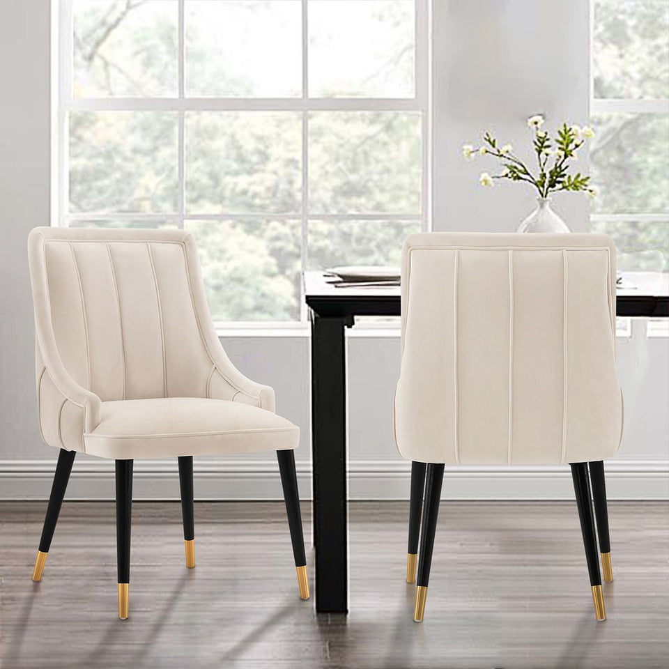 Eda Wood Upholstered Dining Chair