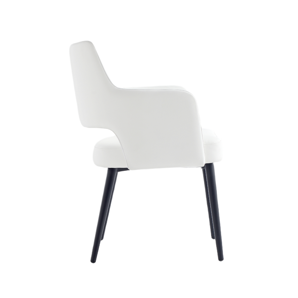Tremont Metal Vegan Leather Armchair