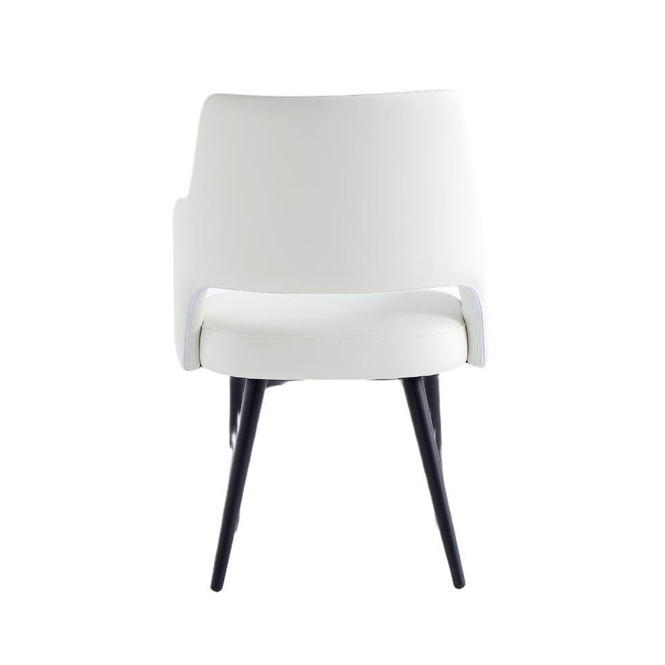Tremont Metal Vegan Leather Armchair