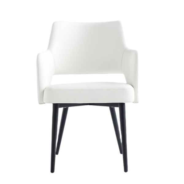 Tremont Metal Vegan Leather Armchair