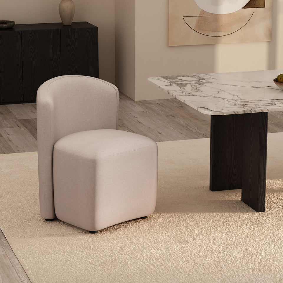 Hearth Upholstered Side Chair (DC1539) in Barley