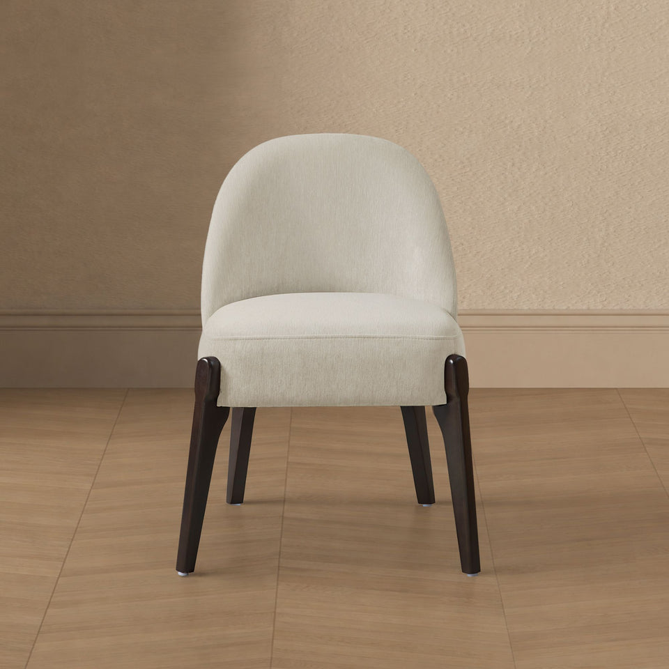 Oslo Chenille Wood Side Chair Set Of 2 (DC1542)