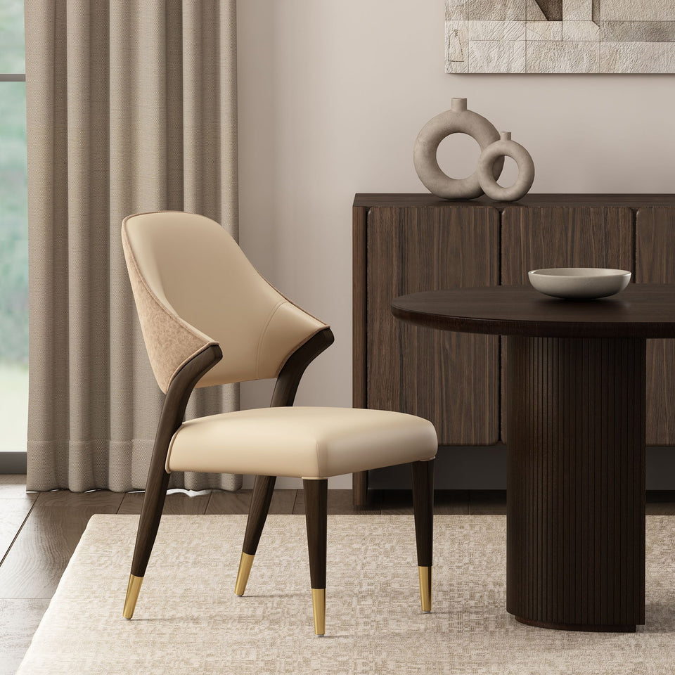 Collette Wood Upholstered Side Chair (Set of 2)