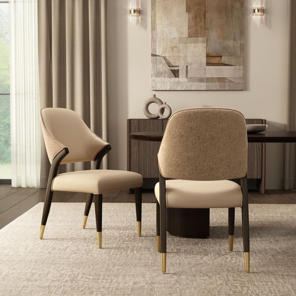 Collette Wood Upholstered Side Chair (Set of 2)