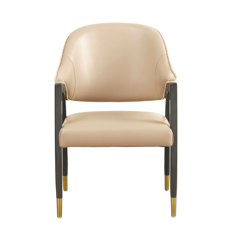 Collette Wood Upholstered Armchair