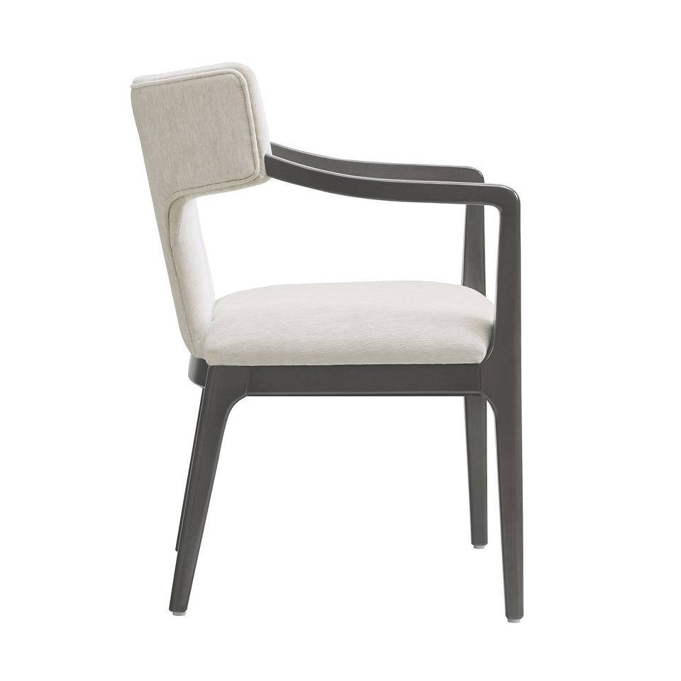 Eloria Wood Chenille Armchair