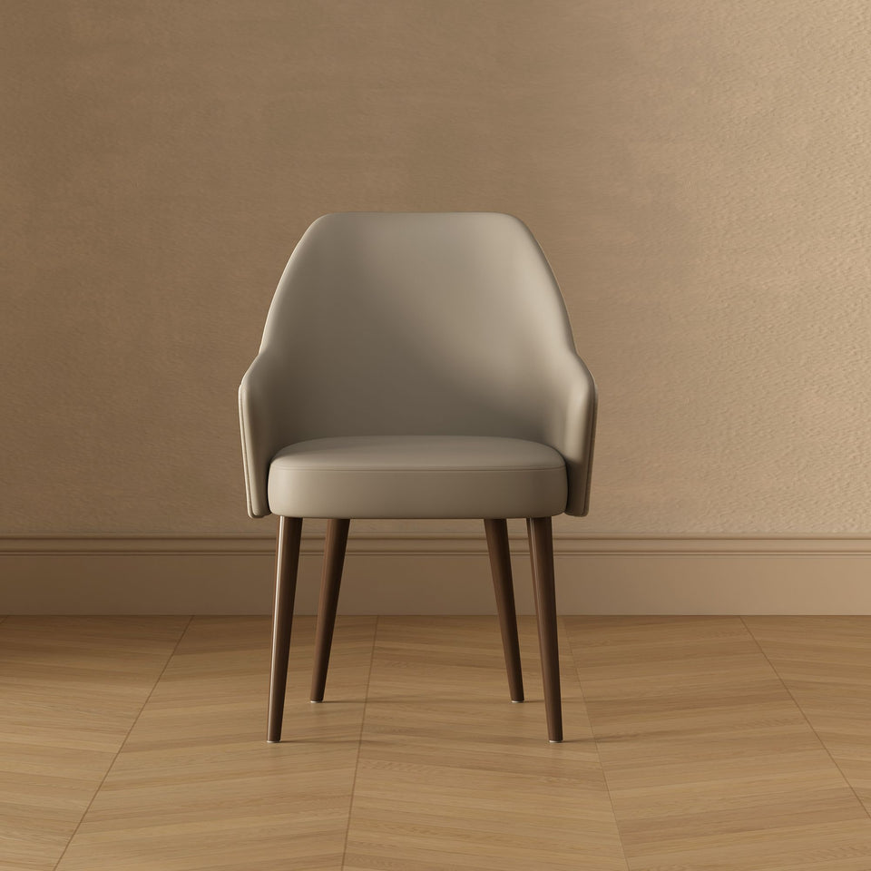Solace Wood Upholstered Armchair (DC1723)