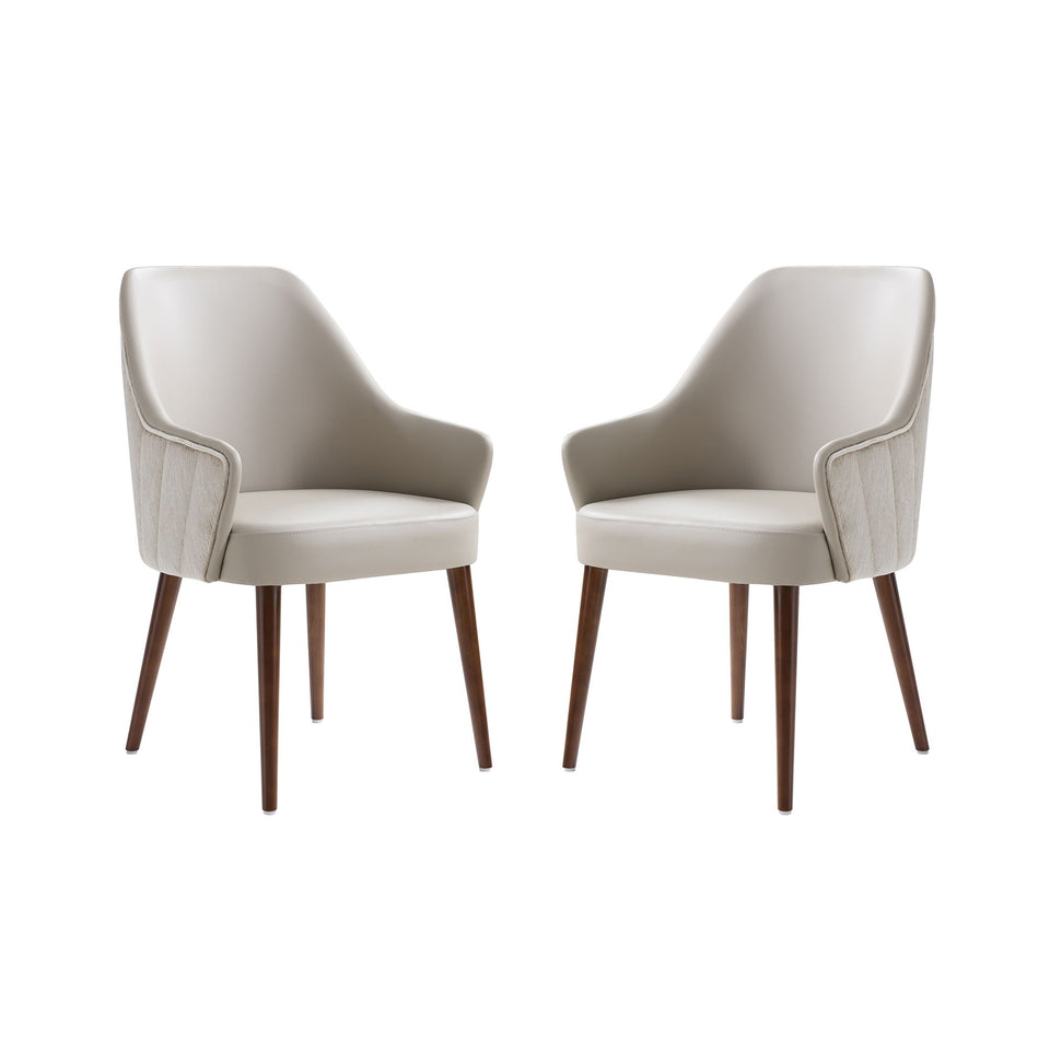 Solace Wood Upholstered Armchair (DC1723)