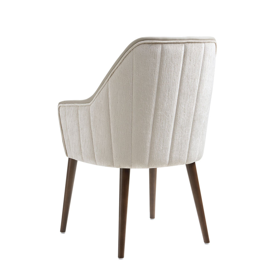 Solace Wood Upholstered Armchair (DC1723)