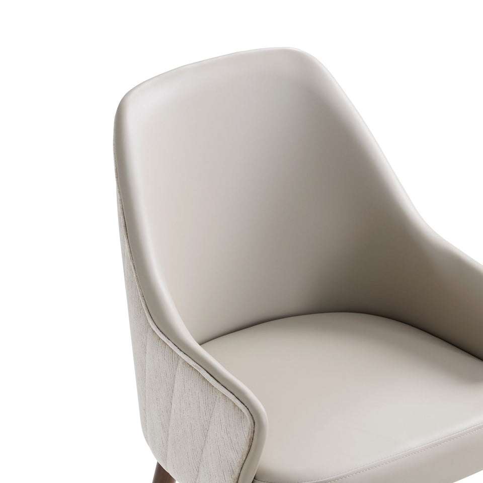 Solace Wood Upholstered Armchair (DC1723)