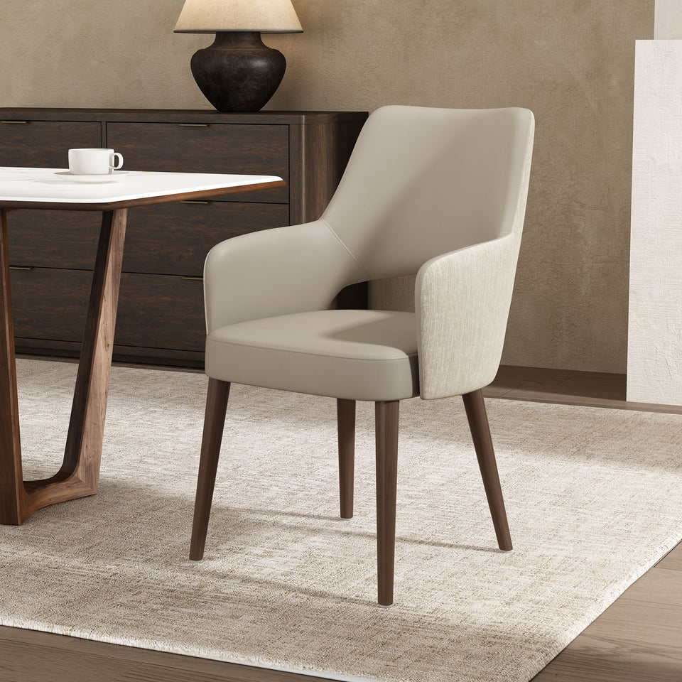Liora Wood Upholstered Dining Armchair (DC1724)