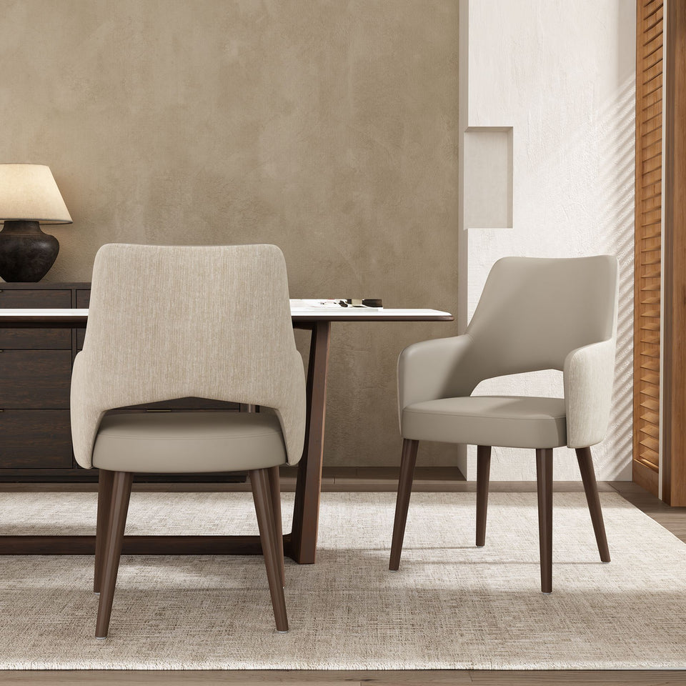 Liora Wood Upholstered Dining Armchair (DC1724)